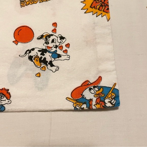 Kids Cartoon Print Set of 2 Pillowcase Ringo Rabbit Deputy Duck - Picture 4 of 16